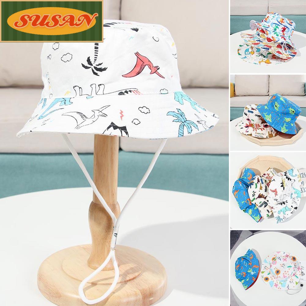 Mũ Xô Chống Nắng Thoáng Khí In Họa Tiết Hoạt Hình Cho Bé Sơ Sinh