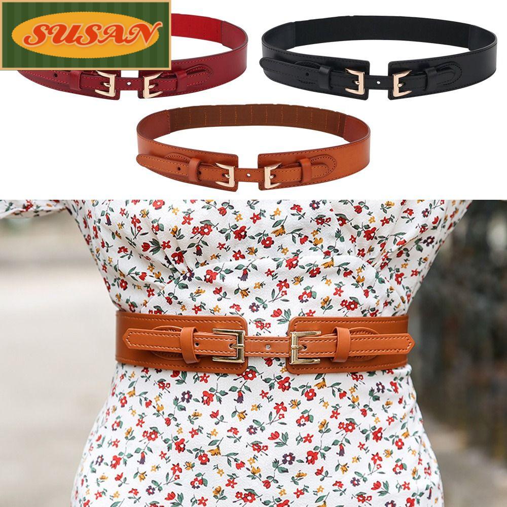 Thắt Lưng Da Bản Rộng Co Dãn Tốt Phong Cách Cổ Điển Sang Trọng