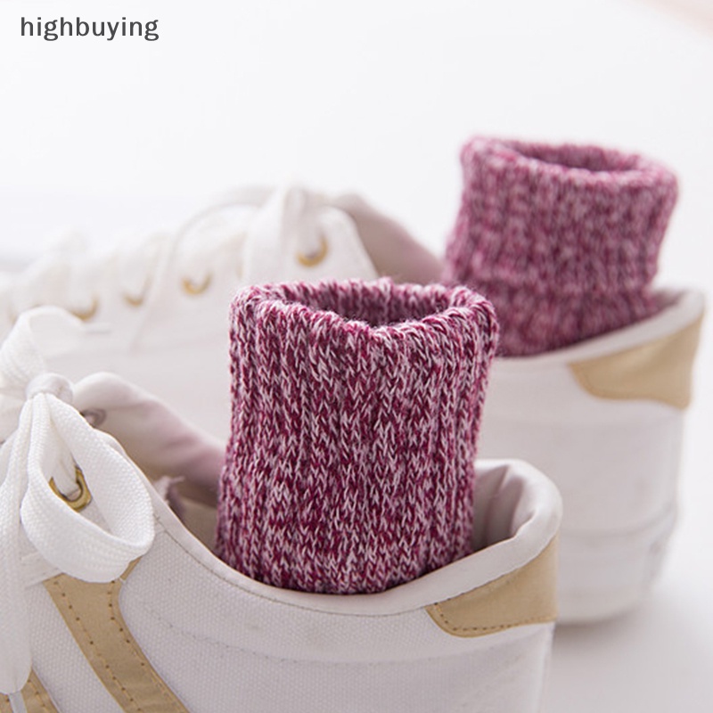 1 Đôi Tất Chân Giữ Ấm Màu Sắc Đơn Giản Cho Nữ