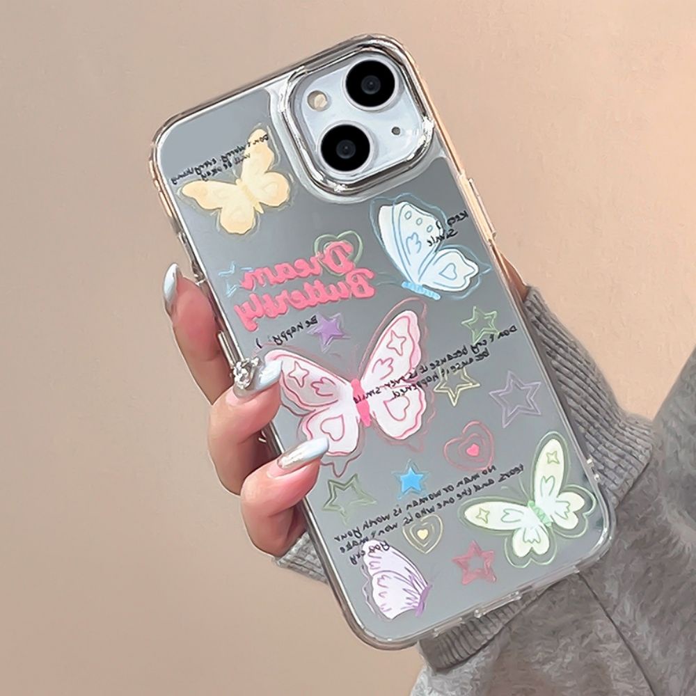 Ốp Điện Thoại TPU Mềm Chống Sốc Tráng Gương Cho IPhone 11 14 13 12 Pro Max