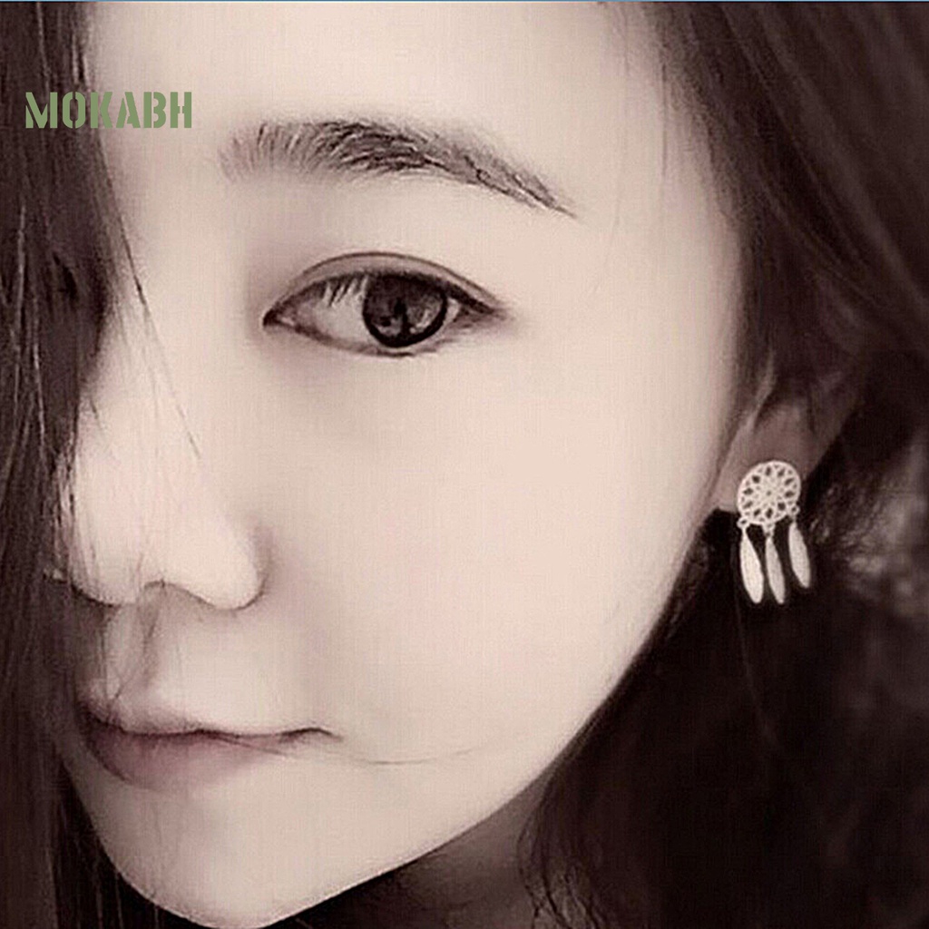 Bông Tai Hình Vòng Bắt Giấc Mơ Phong Cách Bohemia Dành Cho Nữ