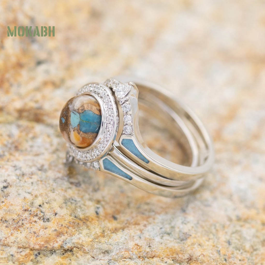 3 Nhẫn Đeo Họa Tiết Hình Học Theo Phong Cách Bohemian Dùng Cho Nữ