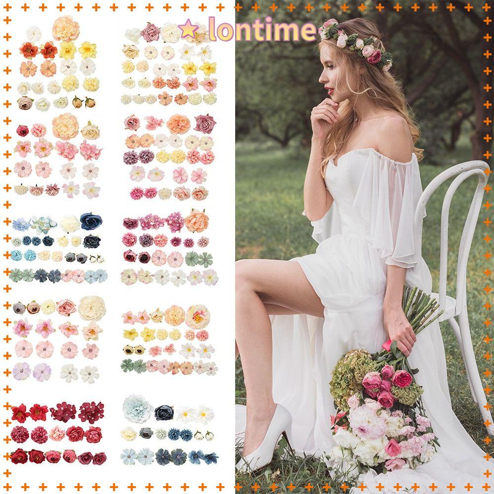 1 Túi Hoa Lụa Nhân Tạo Nhiều Màu Trang Trí Tiệc