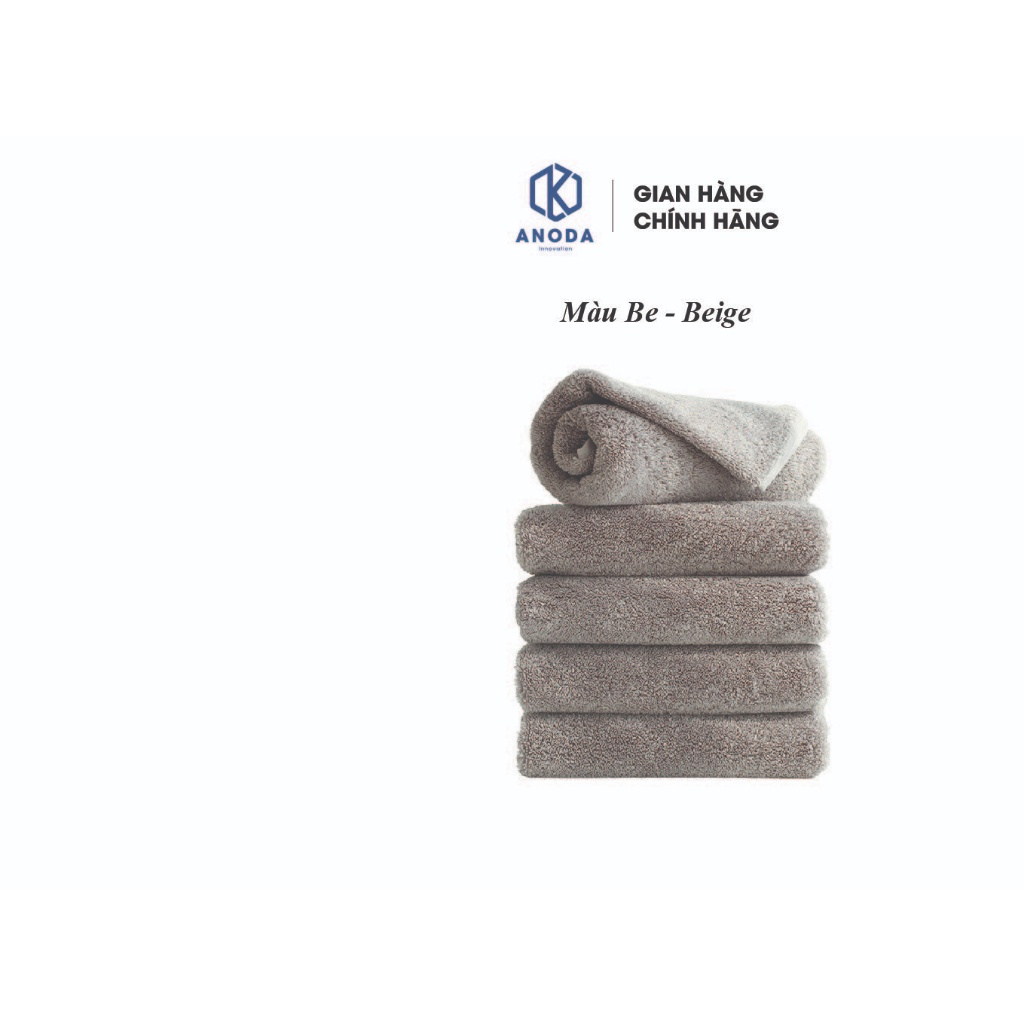 Khăn Tắm Cao Cấp Anoda 30s 150gr- Vua Khăn Dùng Cho Gia Đình Spa Khách Sạn 100% Cotton Thấm Hút Không Ra Màu- 150g