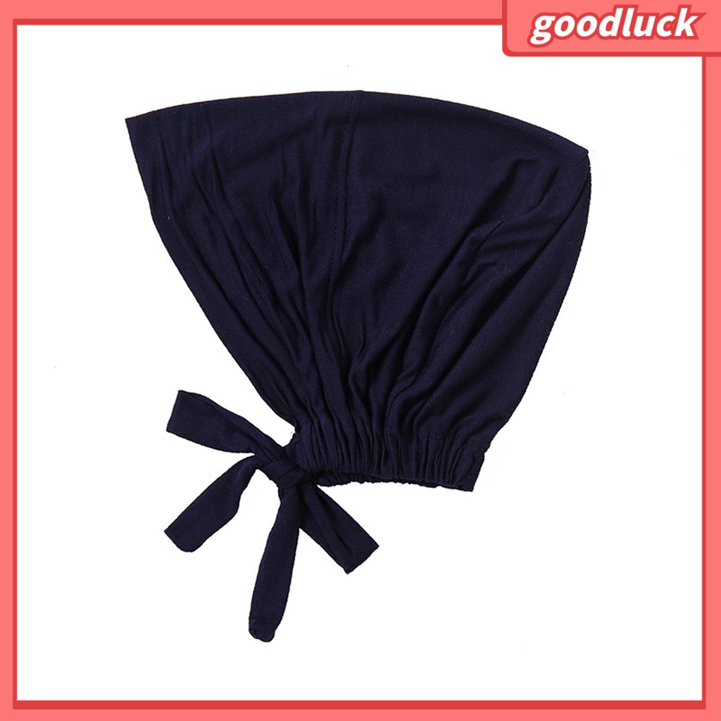 Mũ Trùm Đầu Màu Trơn Co Giãn Thoáng Khí Chống Trượt Một Kích Thước Cho Nữ