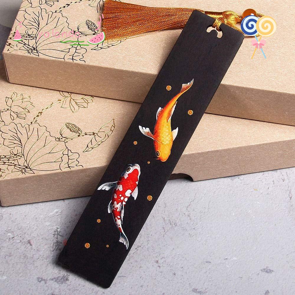 Bookmark In Họa Tiết Màu Sắc Retro Phong Cách Trung Hoa