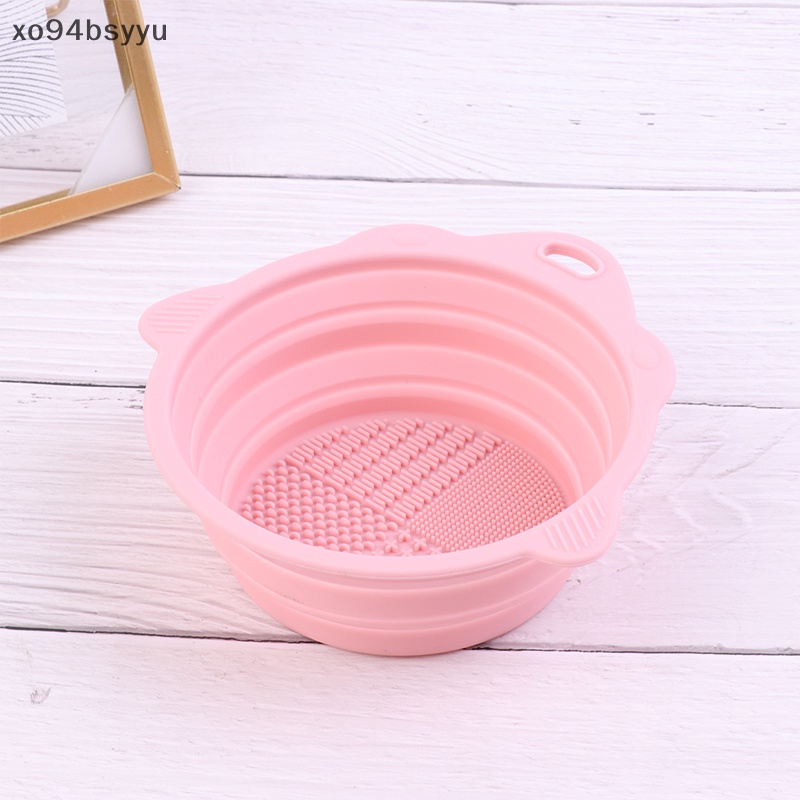 Tô Silicon Mềm Xo94Bsyu Đựng Cọ Trang Điểm Gấp Gọn Tiện Dụng