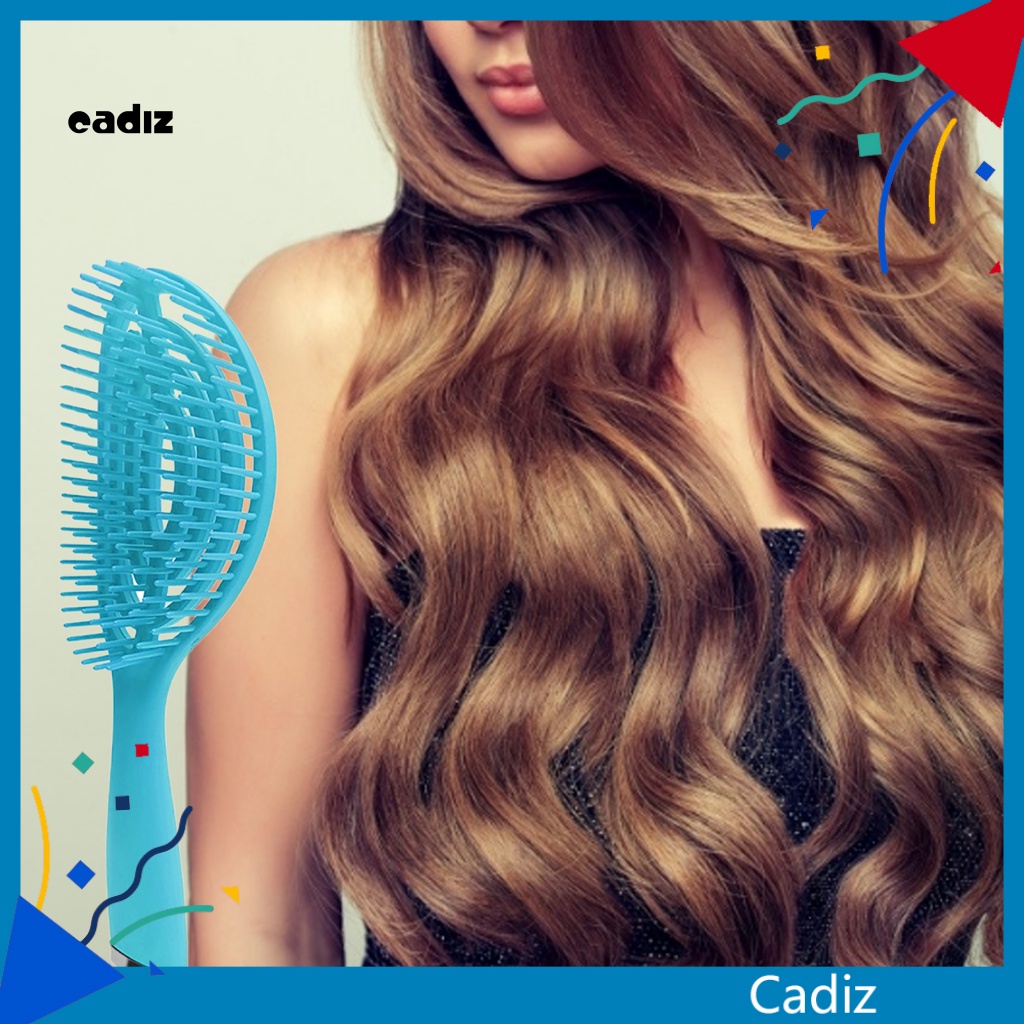 Lược Chải Tóc Mát Xa Da Đầu Bằng Nhựa TPE Thiết Kế Tay Cầm Tiện Dụng Cho Salon