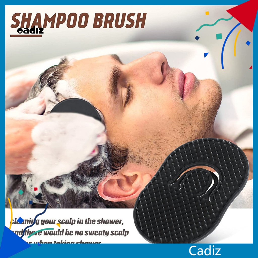 Bộ 6 Bàn Chải Gội Đầu Bằng Nhựa Kèm Một Ngón Tay Tiện Dụng