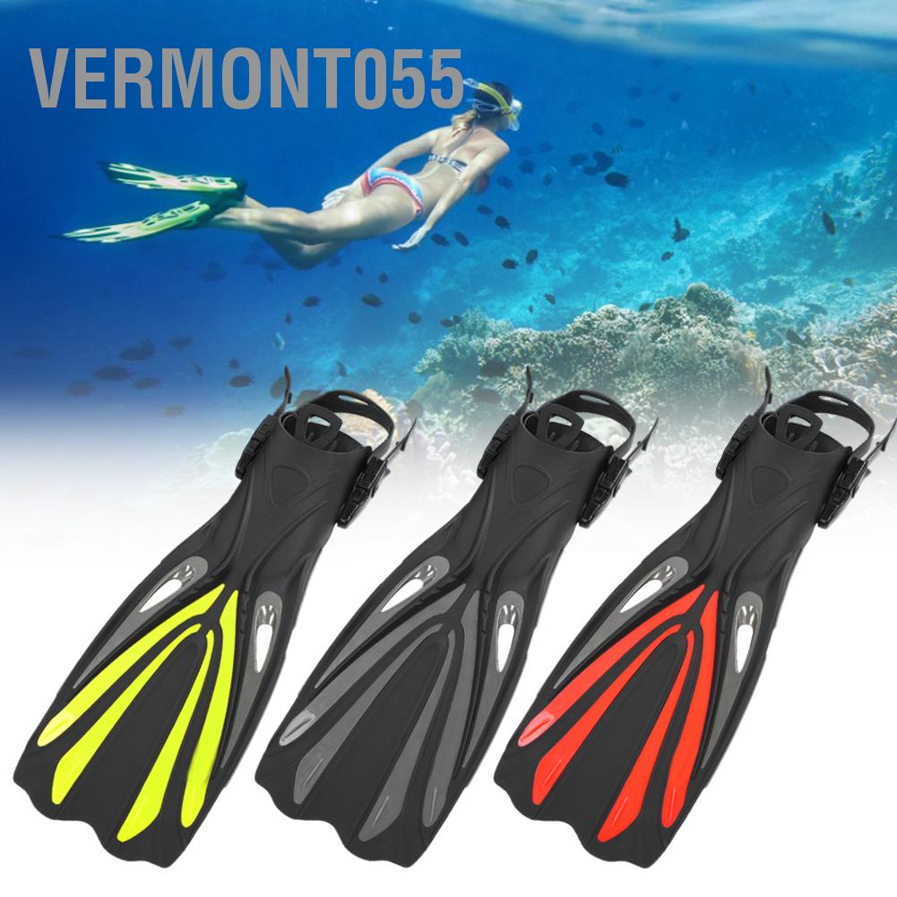 Vermont055 Giữ Lặn Vây Bơi Có Thể Điều Chỉnh Giày Chân Chèo Tập Phụ Kiện