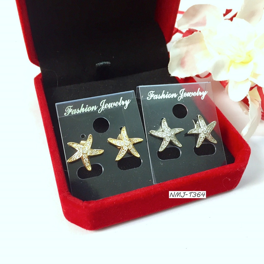 Bông Tai Nụ Đính Đá Xi Mạ T364 Cực Đẹp Cho Nàng