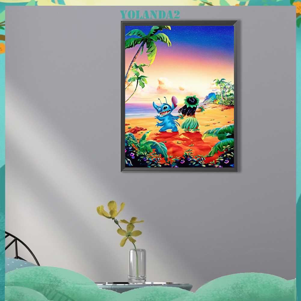 Tranh Đính Đá Kim Cương Toàn Bộ 5D DIY Hình Vẽ Nghệ Thuật Trang Trí Nhà Cửa