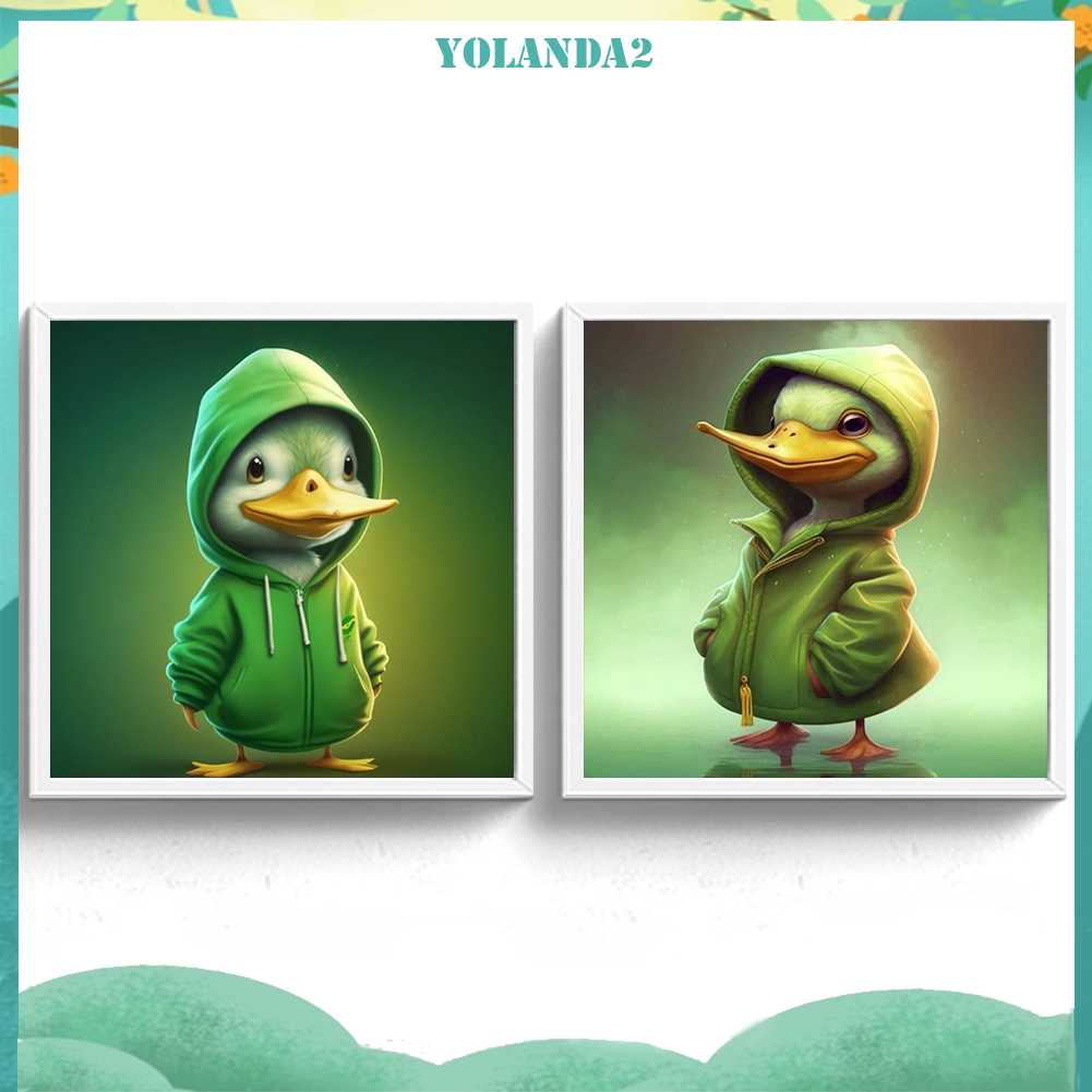 Tranh Đính Đá Kim Cương Toàn Bộ 5D DIY Hình Vẽ Vịt