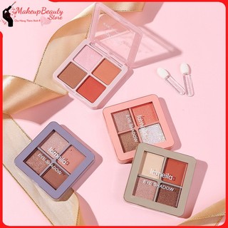 Bảng phấn mắt Lameila, phấn mắt 4 ô mini nội địa trung C31 MS 845 ko ko