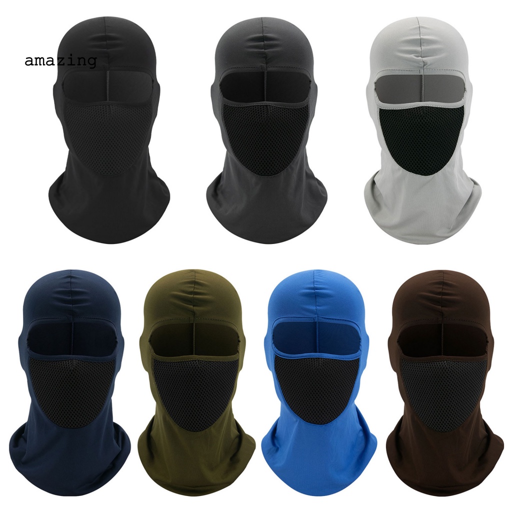 Khẩu Trang Chống Nắng Chống Bụi Có Lỗ Thoáng Khí Độ Co Giãn Cao Unisex