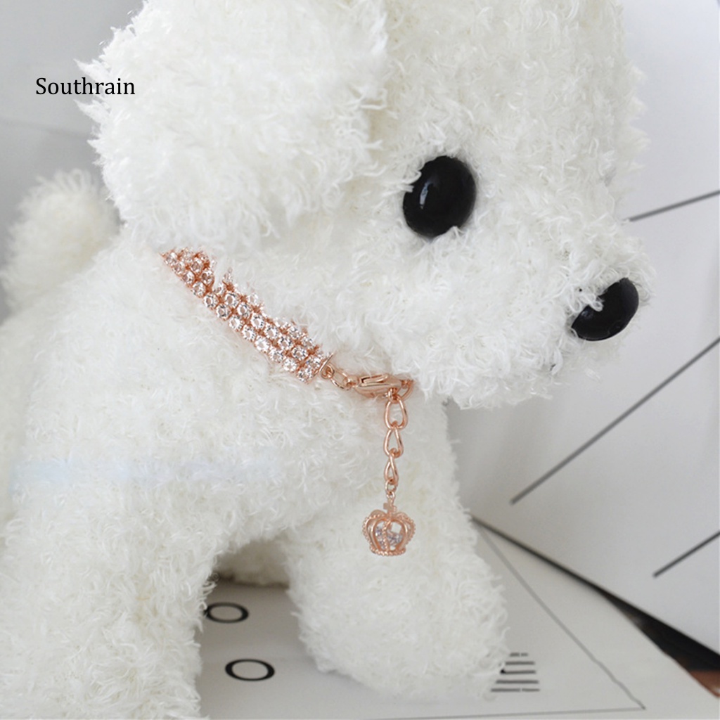 Vòng cổ Đính Đá Thời Trang Dành Cho Thú Cưng