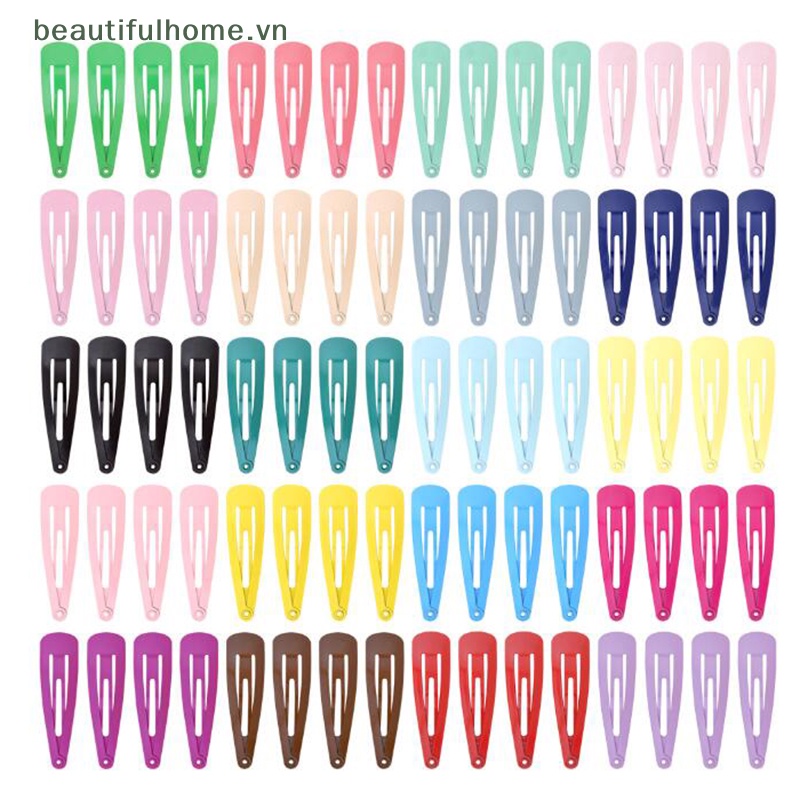 Set 20 Kẹp Tóc Màu Sắc Kẹo Ngọt Xinh Xắn Dành Cho Nữ