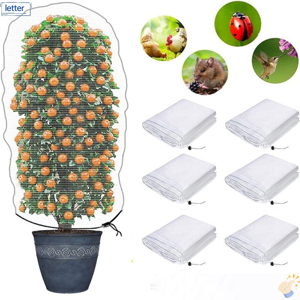 Túi Lưới Nylon Bọc Cây Trồng Có Dây Rút Tiện Dụng