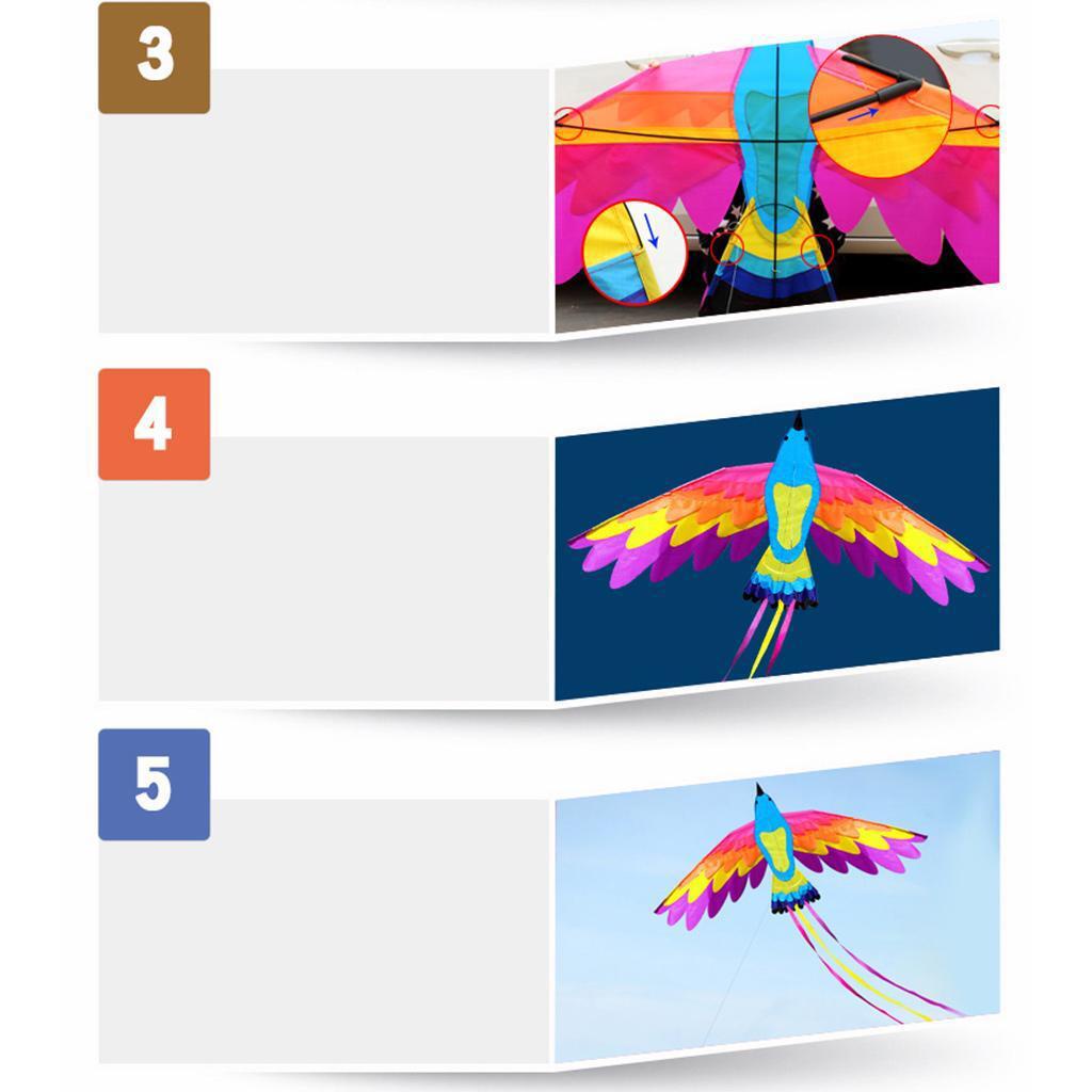 (runbu) Diều Hình Phượng Hoàng Sống Động Có Dụng Cụ Bay Cho Trẻ Em Chơi Ngoài Trời