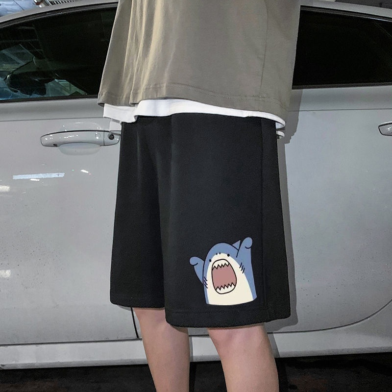 Quần Short Thể Thao Dáng Rộng In Họa Tiết Hoạt Hình Thời Trang Mùa Hè Cho Nam