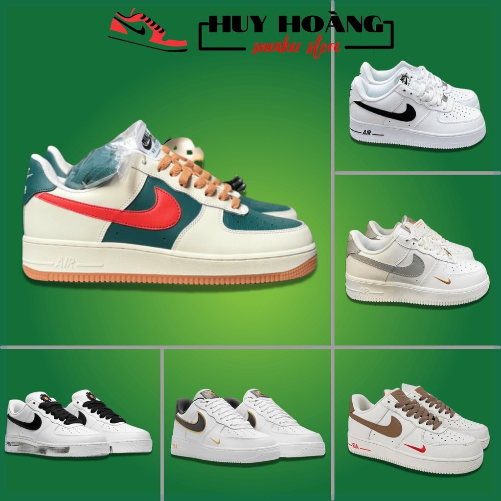 Giày thể thao AF1 trắng đen nam nữ đủ màu hàng 11 cao cấp - Giày sneaker nam nữ AF1 Air Force 1 ulzz