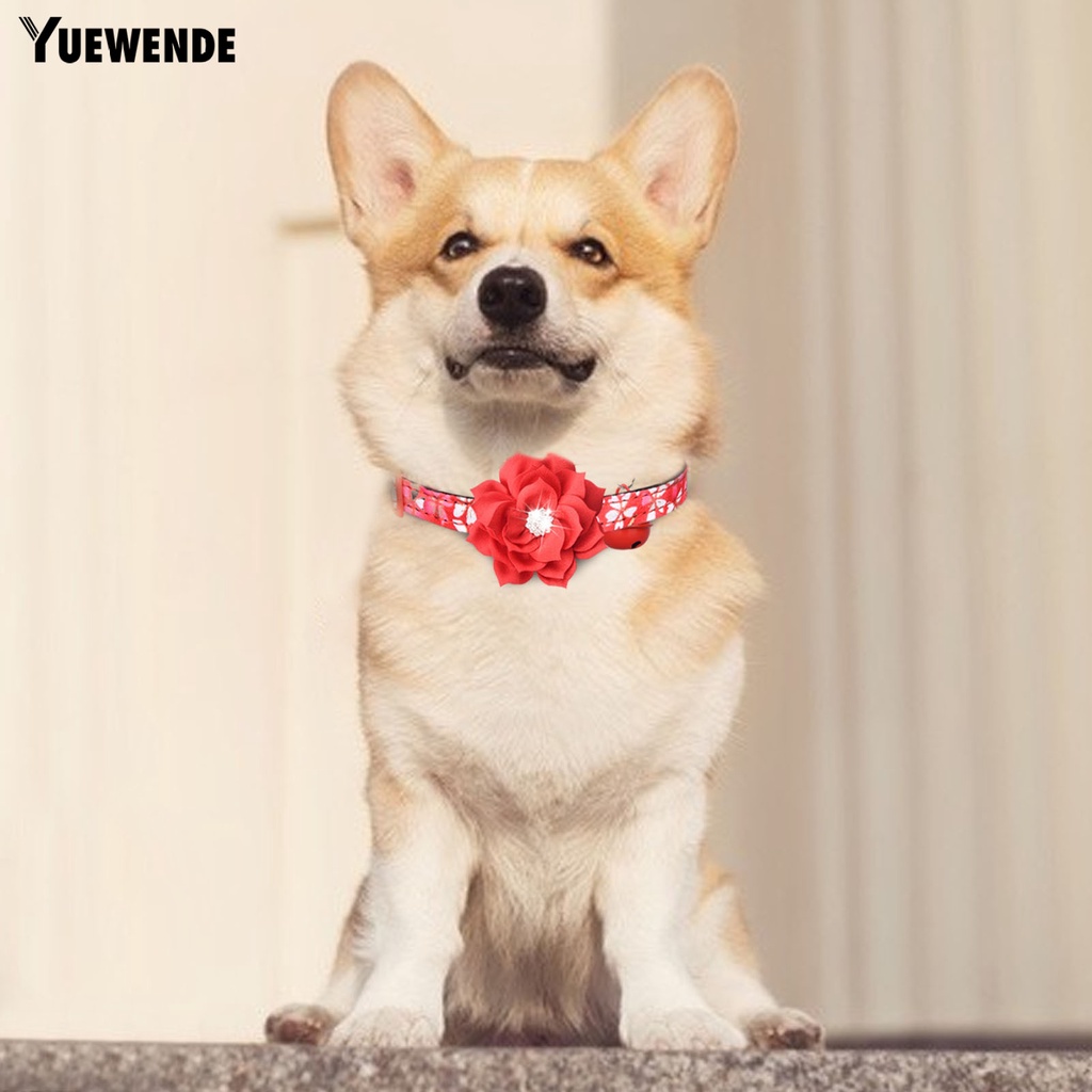 Yq.e Vòng Cổ Tháo Rời Được Họa Tiết Hoa Lớn Thoải Mái Dành Cho Thú Cưng Trong Nhà