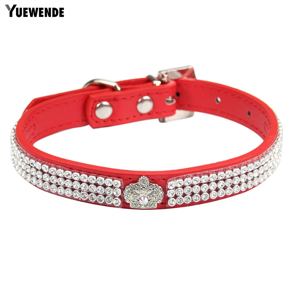 Yq.e Vòng Cổ Choker Đính Đá Có Thể Điều Chỉnh Thời Trang Dành Cho Thú Cưng