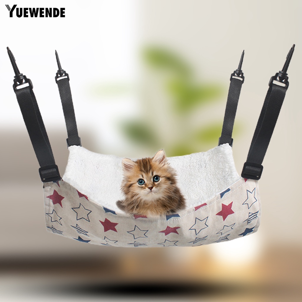 Võng Treo Hai Mặt In Họa Tiết Tinh Tế Chống Cắn Có Thể Điều Chỉnh Sức Chứa Lớn Cho Thú Cưng