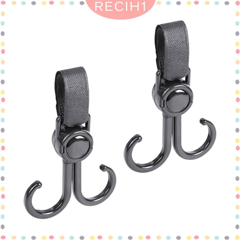 Set 2 Móc Treo Đồ Có Thể Xoay Tiện Dụng Cho Xe Đạp / Phòng Tắm