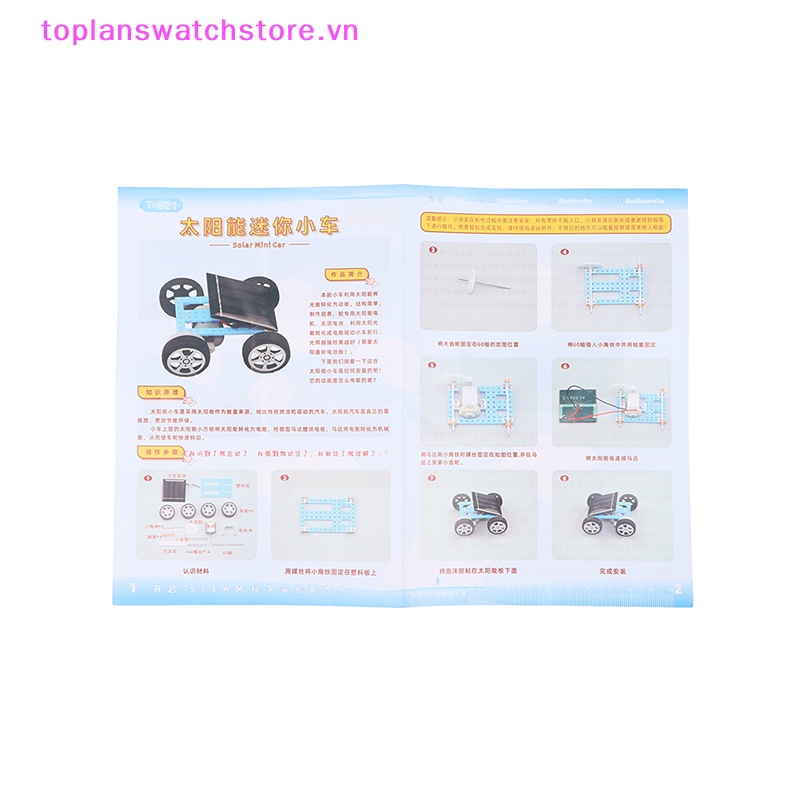 Đồ Chơi Lắp Ráp Xe Hơi Sử Dụng Năng Lượng Mặt Trời Mini DIY