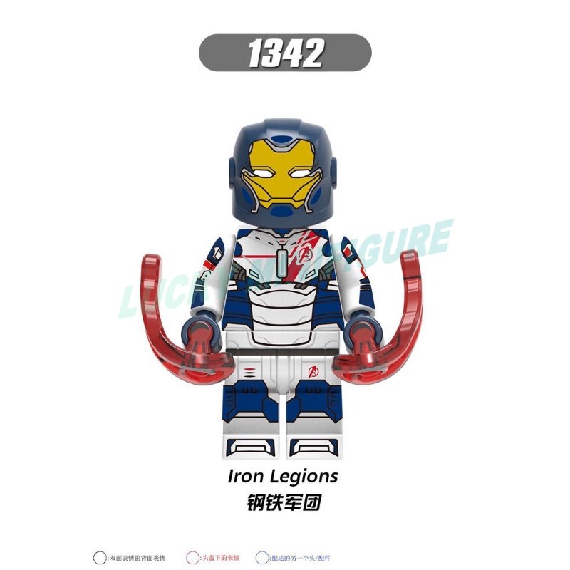 Đồ Chơi Lắp Ráp Lego Iron Man Mark 17 33 43 45 Mecha Avengers