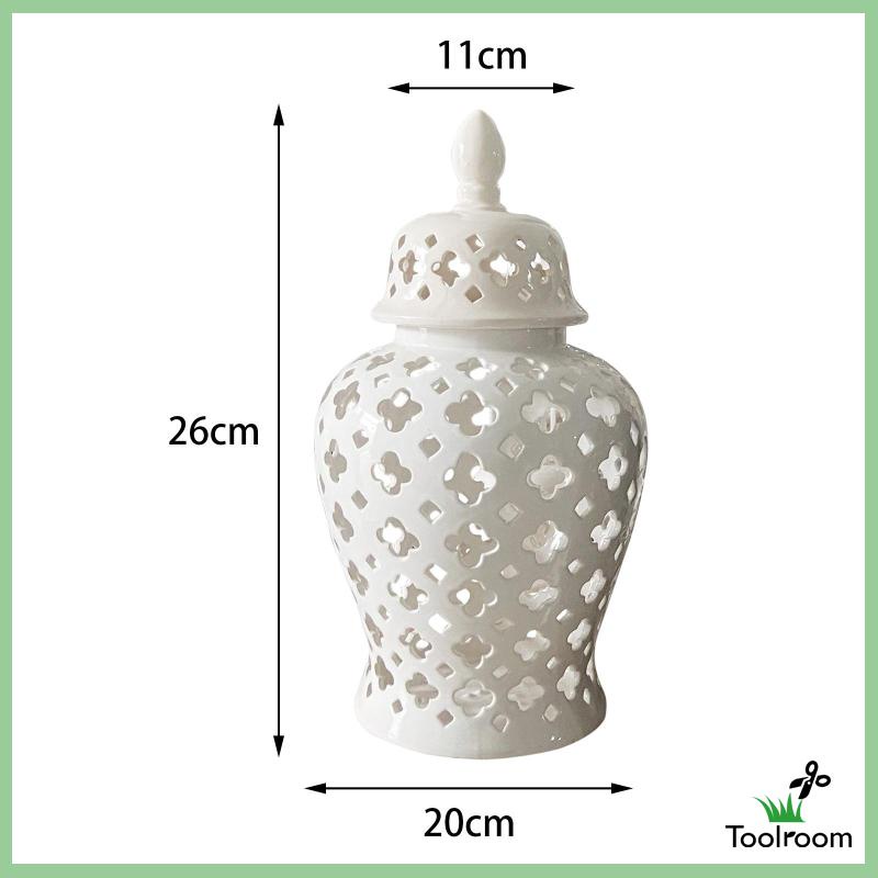 Lọ Đựng Gừng 10 "Phong Cách Trung Hoa Cổ Điển Trang Trí Nhà Cửa