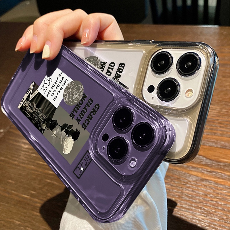 Ốp Điện Thoại Hình Hoa Hồng Cho IPhone 11 14 Pro Max 6 7 8 6Plus 7Plus 8Plus X XS XR 11 12 13 14 Pro Pro Max SE 2020 2022