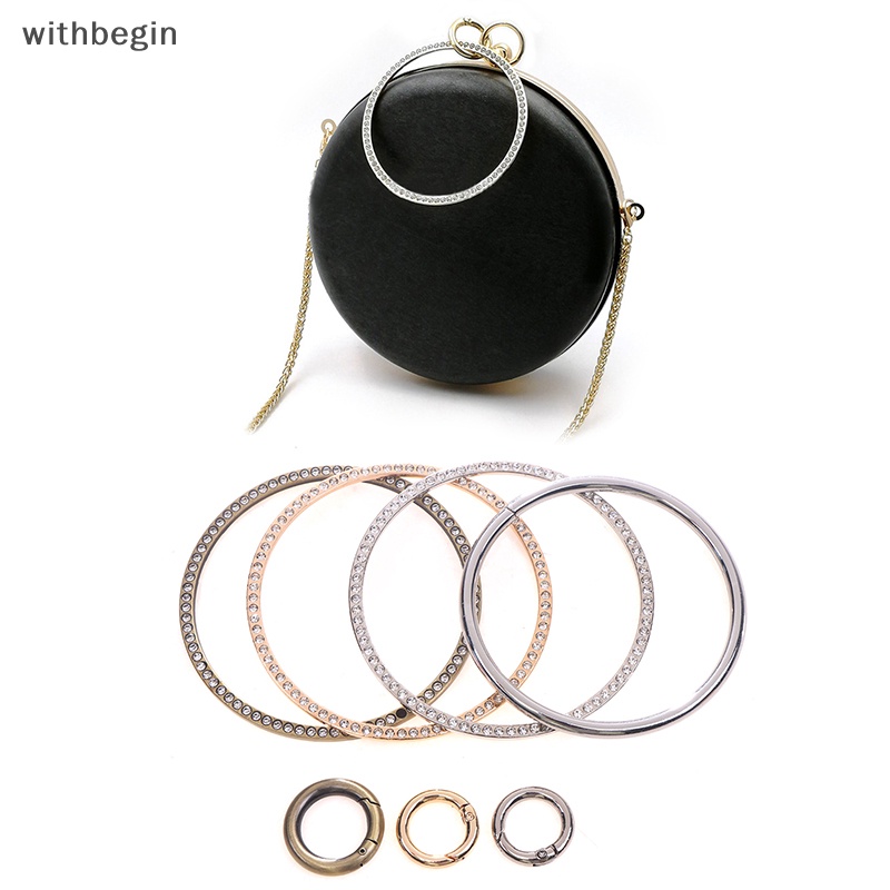 Khung Tròn Bằng Kim Loại Chuyên Dụng Thay Thế Cho Túi Xách DIY