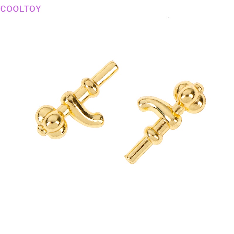 Cooltoy Bộ 2 Vòi Nước mini Bằng Hợp Kim Tỉ Lệ 1: 12 Trang Trí Nhà Búp Bê