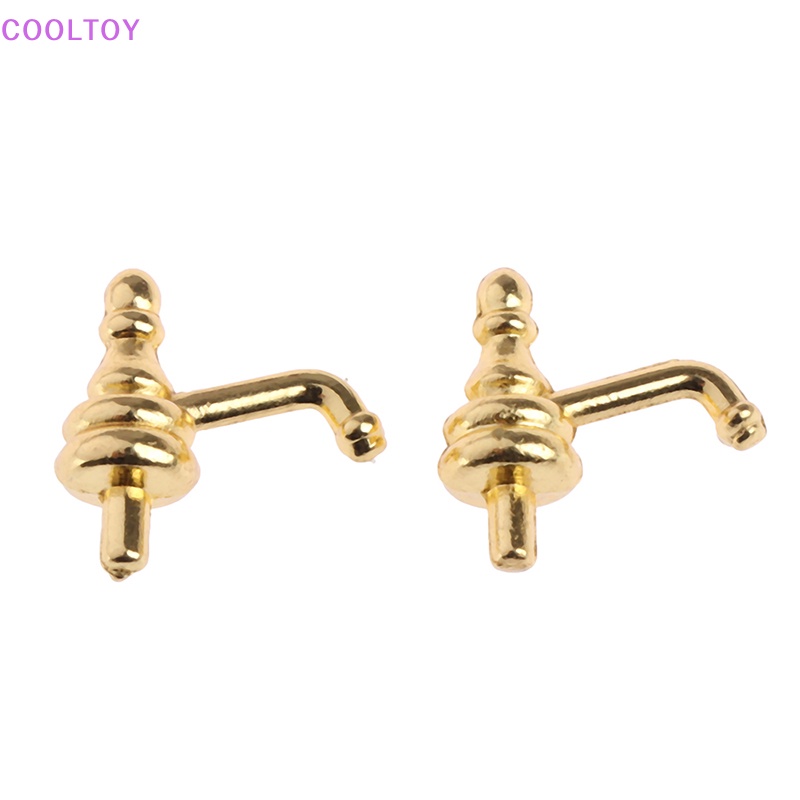 Cooltoy Set 2 Vòi Nước mini Bằng Hợp Kim Tỉ Lệ 1: 12 Trang Trí Nhà Búp Bê