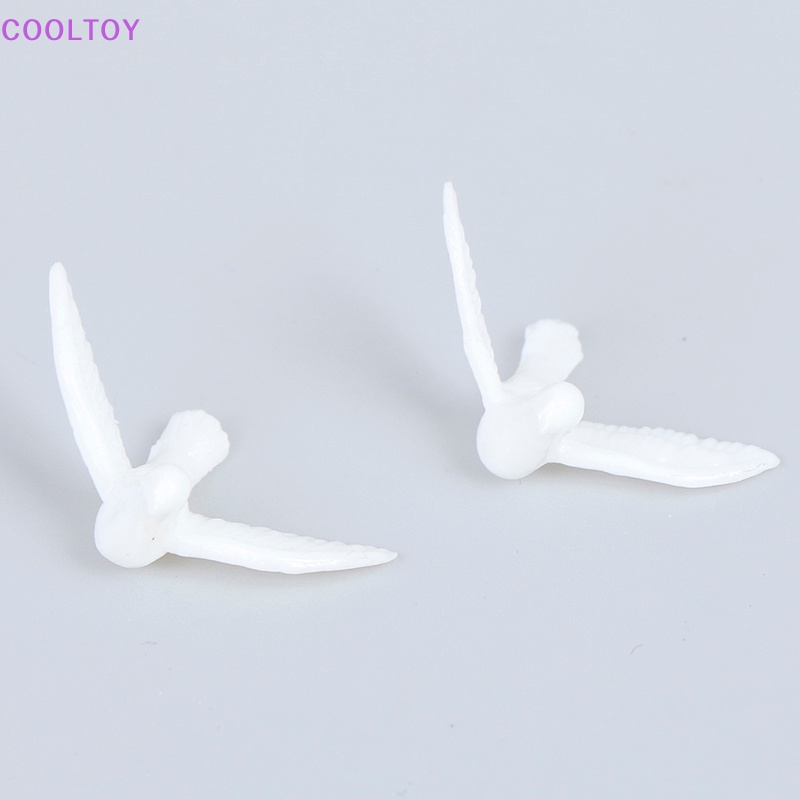 Cooltoy Bộ 2 Chim Bồ Câu Giả Tỉ Lệ 1: 12