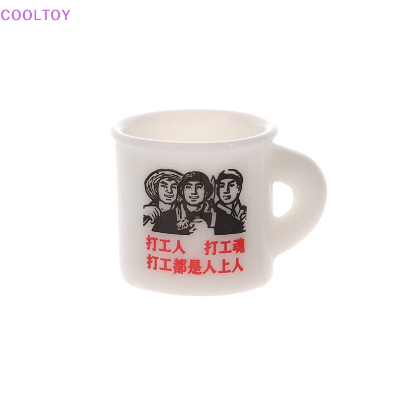 Cooltoy Set 10 Cốc Tráng Men Mini Trang Trí Nhà Búp Bê