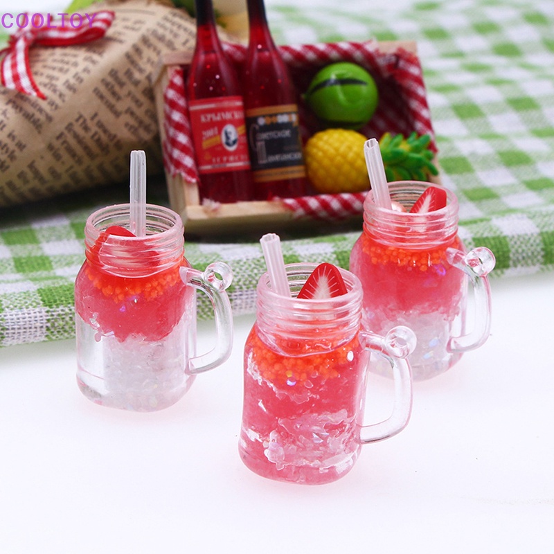 Ống Hút Dạ Quang Làm Mát Mô Hình Nhà Búp Bê DIY