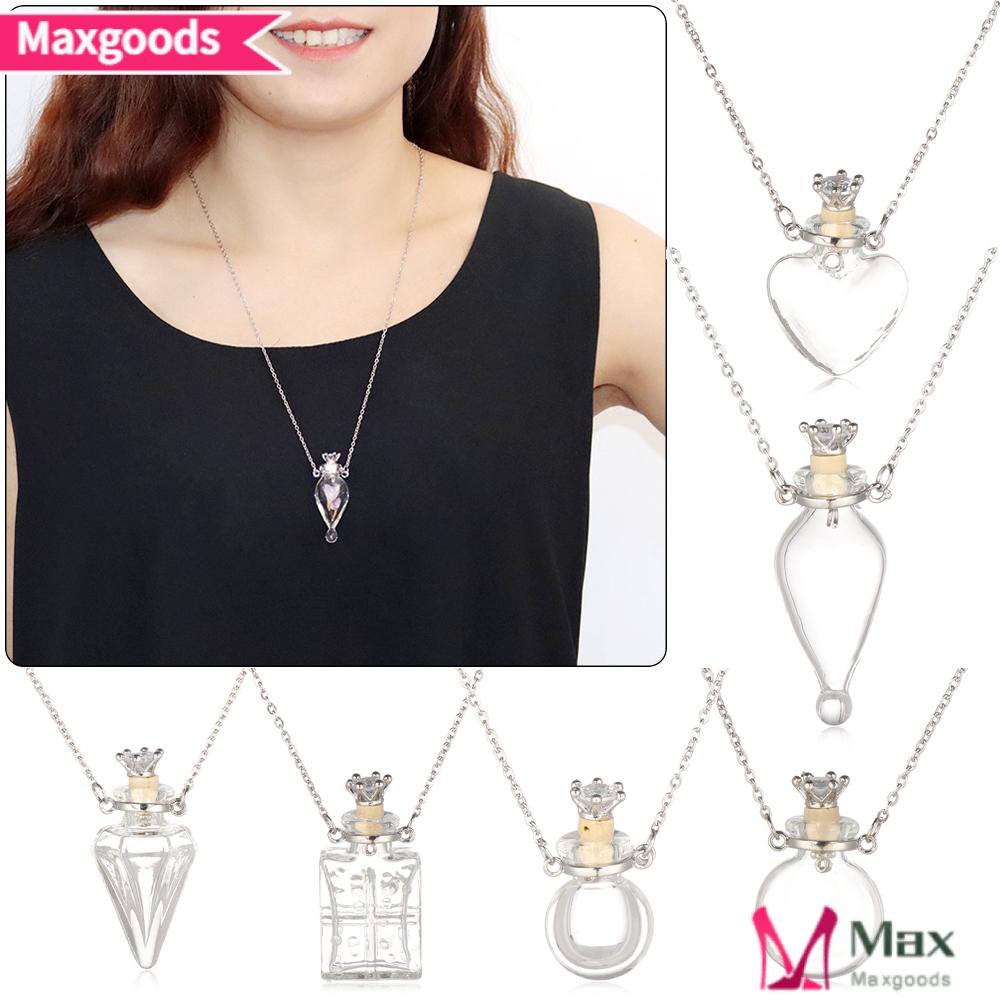 Vòng cổ Mặt Hình Giọt Nước Có Tinh Dầu Trái Tim