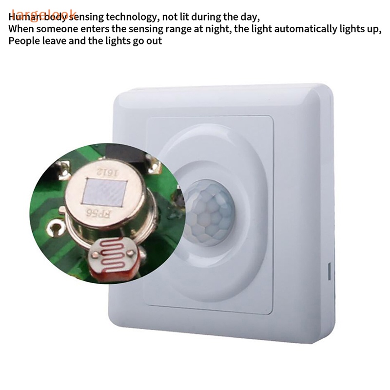 Công Tắc Đèn LED Hai Dây Cảm Biến Chuyển Động Hồng Ngoại Loại EU 86