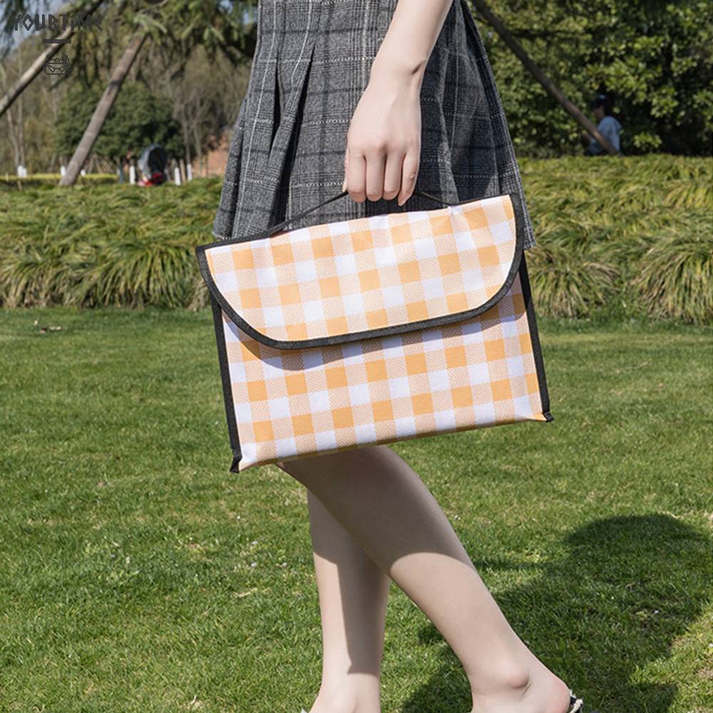 Thảm Dày Chống Thấm Nước Có Thể Gấp Gọn Tiện Dụng Mang Theo Du Lịch / Cắm