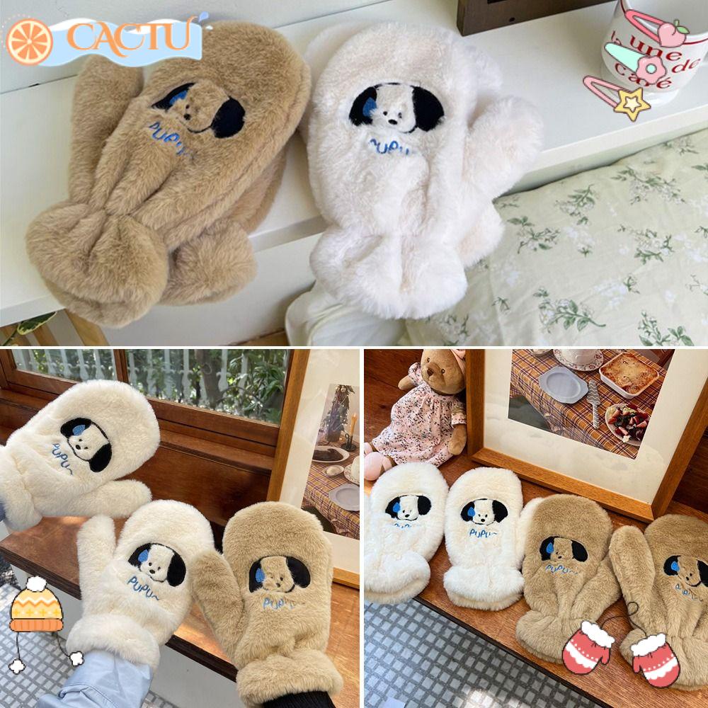 Găng Tay Thu Đông Đeo Cổ Chống Gió In Họa Tiết Hoạt Hình Cho Cún Cưng