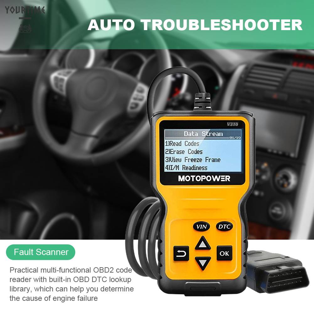 Thiết Bị Kiểm Tra Lỗi Động Cơ Xe Hơi OBD2 80mA
