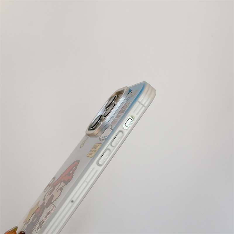 Ốp Điện Thoại Cứng Hai Mặt Hình Super Mary Cho iPhone 14 / 13 / 12 Pro max / 13Pro / 12Pro / 12 / iPhone 11 / 14 Pro max
