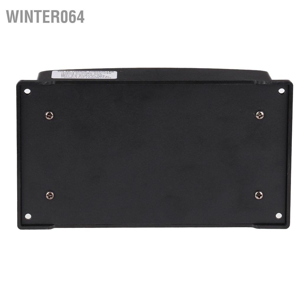 Winter064 Bộ điều khiển sạc năng lượng mặt trời MPPT 40/50/60/100A Màn hình LCD kép USB 12V 24V