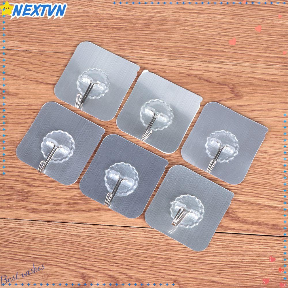 Set 1 / 5 / 10 Móc Treo Đồ Dán Tường Tiện Lợi Mới