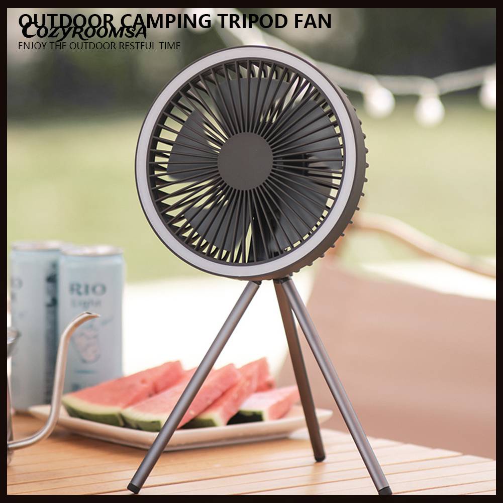 Quạt Làm Mát Để Bàn 3 Tốc Độ 10000mAh Cắm Trại Ngoài Trời