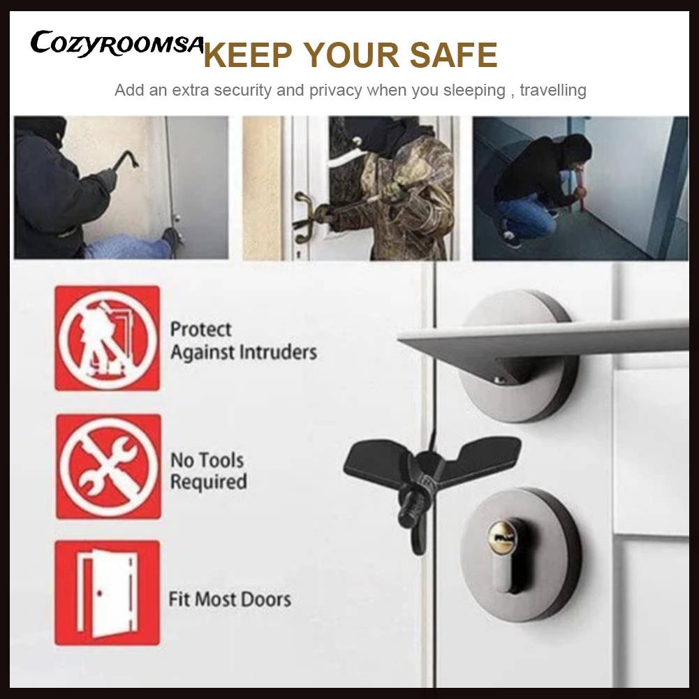 Ổ Khóa Cửa Tự Vệ Bằng Kim Loại Cho Khách Sạn / Nhà Ở / Tr