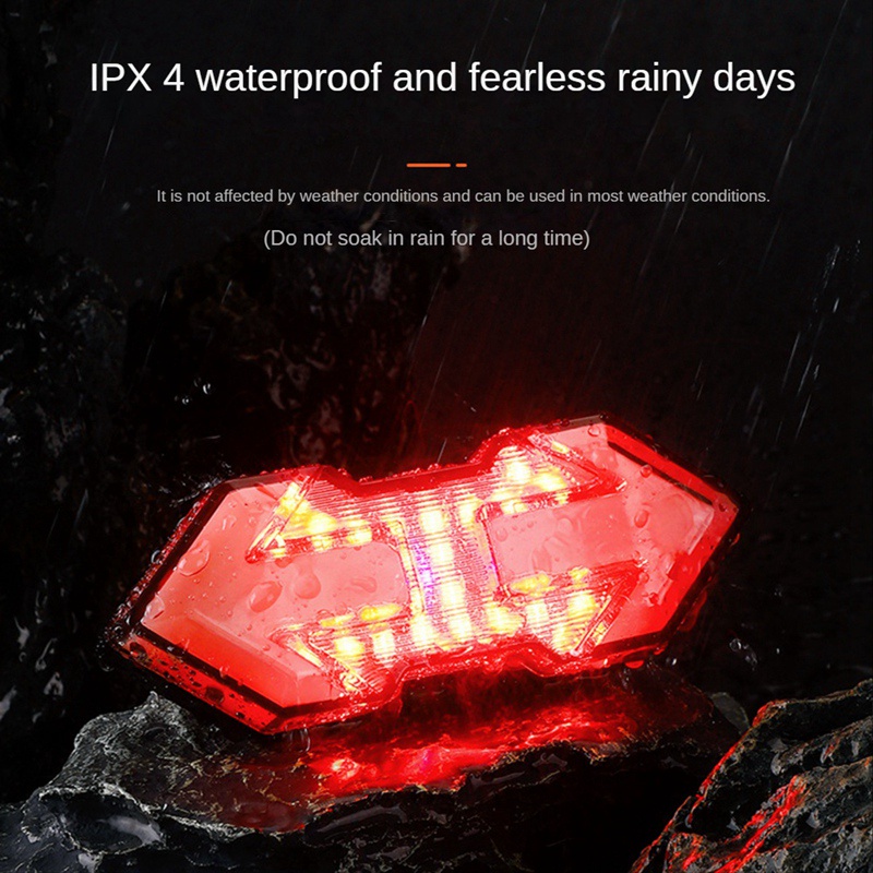 Đèn Đuôi Cảnh Báo Điều Khiển Từ Xa Gắn Mũ Bảo Hiểm Cho Xe Đạp